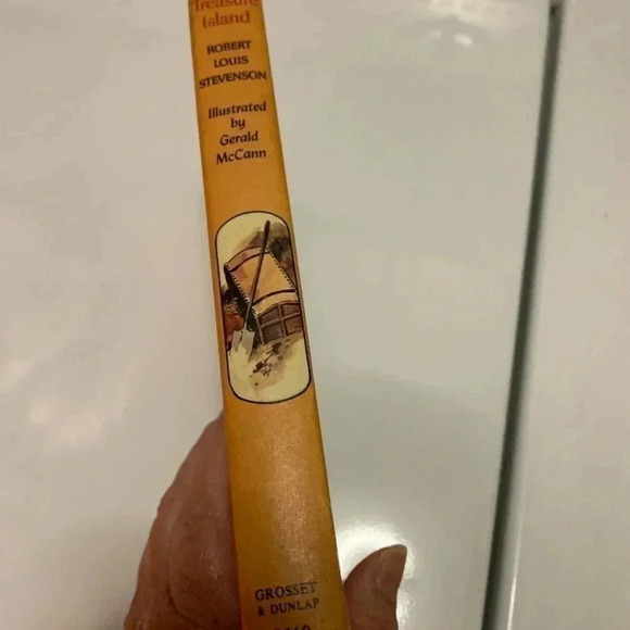 Hard Cover Treasure Island Book - Picture 3 of 4